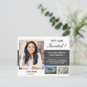 Onroerend goed Open Huis Uitnodiging (Staand voorkant)