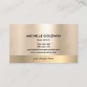 Onroerend goed Professioneel Modern Script House L Visitekaartje (Achterkant)