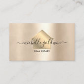 Onroerend goed Professioneel Modern Script House L Visitekaartje (Voorkant)