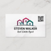 Onroerend goed | QR-code-Visitekaartje Visitekaartje (Voorkant)