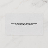 Onroerend goed | Sleutels en thuis Visitekaartje (Achterkant)