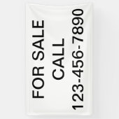 Onroerend goed te koop Banner Signs (Verticaal)