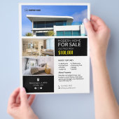 Onroerend goed te koop Custom Flyer (Hand)