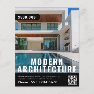 Onroerend goed te koop Promotionele huis vermeldin Flyer