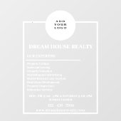  onroerend goed venster stickers (Vel)