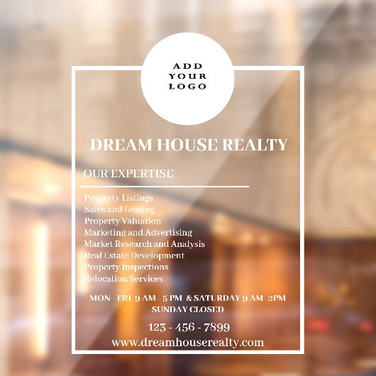  onroerend goed venster stickers (Vel 2)