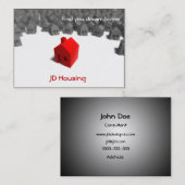 Onroerende zaken visitekaartje (Voorkant / Achterkant)