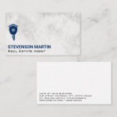 Onroerendgoedcode | Achtergrond marmer Visitekaartje (Voorkant / Achterkant)