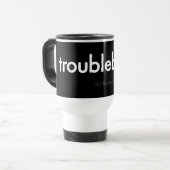 onrustbarende baas, reismoer reisbeker (Voorkant links)