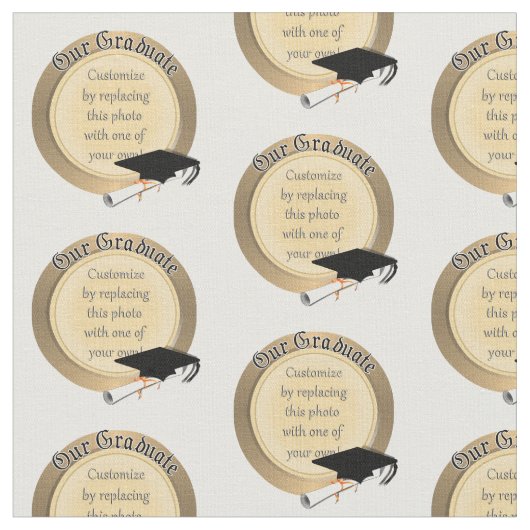 'Ons Afstuderen' foto-Lijst Stof (Close Up)