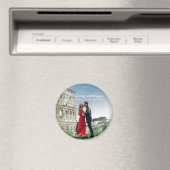 Ons avontuur begint Foto Dank je bruiloft Magneet (Insitu (Vaatwasser))