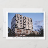 Ons bedrijf heeft aangepaste bouwfoto verplaatst aankondiging (Voorkant)