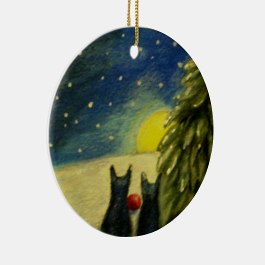 Ons beste cadeau dat we keramisch ornament (Rechts)