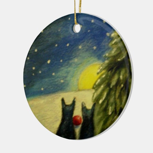 Ons beste cadeau dat we keramisch ornament (Links)