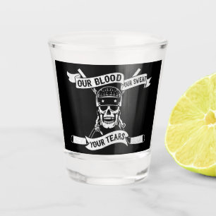 Ons Bloed Onze Zweet Uw Tranen Hockey Shot Glas