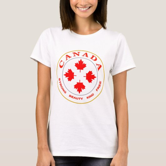 Ons Canada-embleem T-shirt (Voorkant)