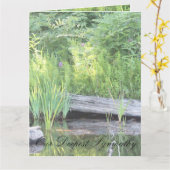 Ons diepste medeleven kaart (Gele Bloem)