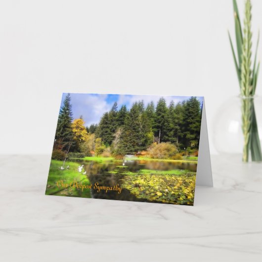 Ons diepste medeleven kaart (Voorkant)