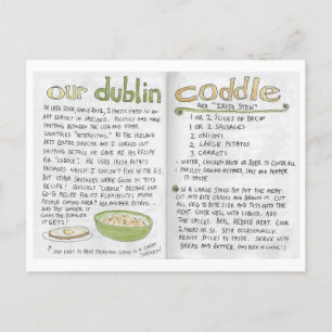 Ons Dublin Coddle-recept briefkaart