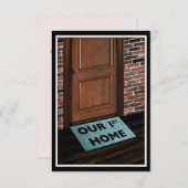 ons eerste huis deurmat (Voorkant / Achterkant)