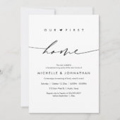 Ons eerste huis, Housewarming feestviering Kaart (Voorkant)