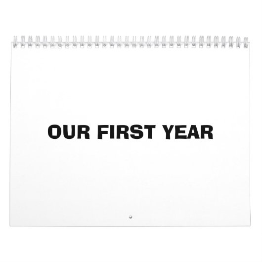 Ons eerste jaar kalender (Hoes)