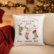 Ons eerste kerstfeest als mama en papa - gepersona