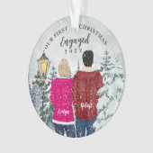 Ons eerste kerstfeest ornament (voorkant)