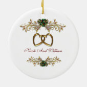 Ons eerste kerstfeest samen ornament (Achterkant)