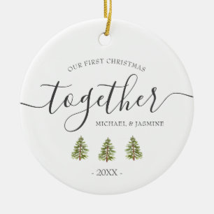 Ons eerste kerstfeest samen Trees Ornament