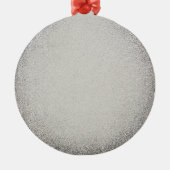 Ons eerste kersthuwelijk met Merry Red Metalen Ornament (Achterkant)