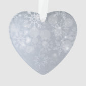 Ons eerste kerstpaar foto Red Heart S Ornament (achterkant)
