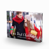 Ons eerste kerstpaar fotoblok W (Rechts)