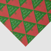 Ons eerste kersttweefselpapier tissuepapier (Detail)