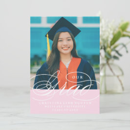 ONS ELEGANTE SCRIPT AFSTUDEERDER | UITNODIGING VOO