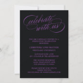 ONS ELEGANTE SCRIPT AFSTUDEERDER | UITNODIGING VOO (Achterkant)