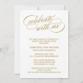 ONS ELEGANTE SCRIPT AFSTUDEERDER | UITNODIGING VOO (Achterkant)