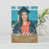 ONS ELEGANTE SCRIPT AFSTUDEERDER | UITNODIGING VOO (Staand voorkant)