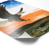 Ons embleem van Newell Convers Wyeth Foto Afdruk (Hoek)