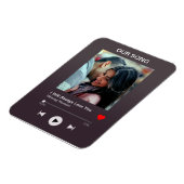 Ons favoriete lied - Aangepaste foto Magneet (Linkerzijde)