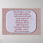 Ons gezin - kunstafdrukken poster (Voorkant)