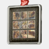 "Ons huis aan uw kerstversiering Metalen Ornament (Links)