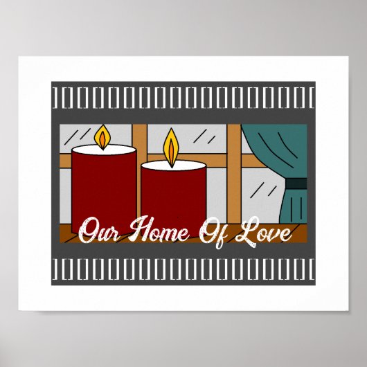 "Ons Huis van Liefde" Poster (Voorkant)