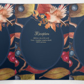 Ons Huwelijk 6 pagina's Spaanse Huwelijksuitnodigi Drieluik Uitnodiging (Binnenkant midden)