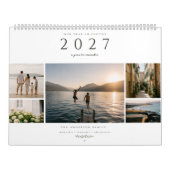 Ons jaar in foto's gepersonaliseerde gezinskaleend kalender (Hoes)