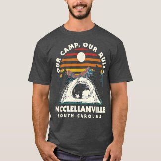 Ons kamp op onze regels McCellanville Camping Sout T-shirt