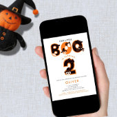 Ons kleine boek wordt twee Halloween-verjaardagen Kaart