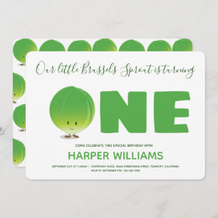 Ons kleine Brusselse sprout draait op een dag Kaart