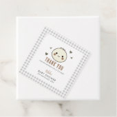 Ons kleine Dumpling Genderneutraal Baby shower Bedankjes Labels (In situ)