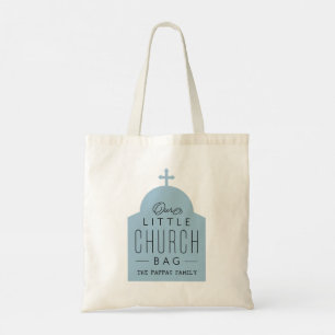 Ons kleine kerkzakje schattige blauwe orthodoxe do tote bag
